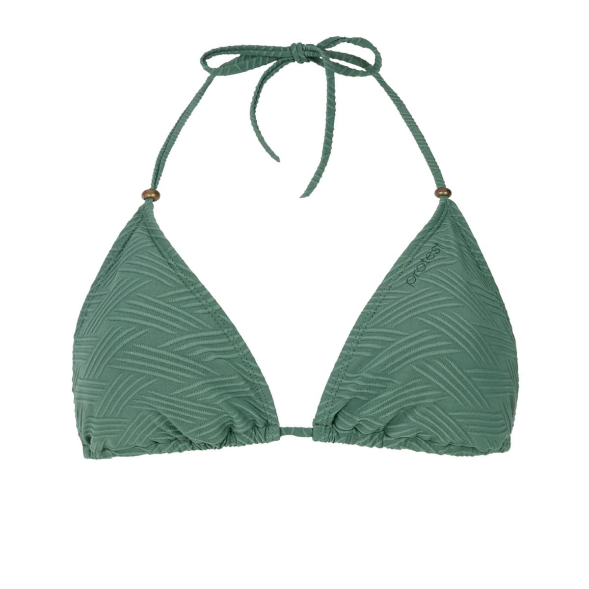 Protest Mixalerias Triangel Bikini Top Dames Groen Xs/34 thumbnail 2