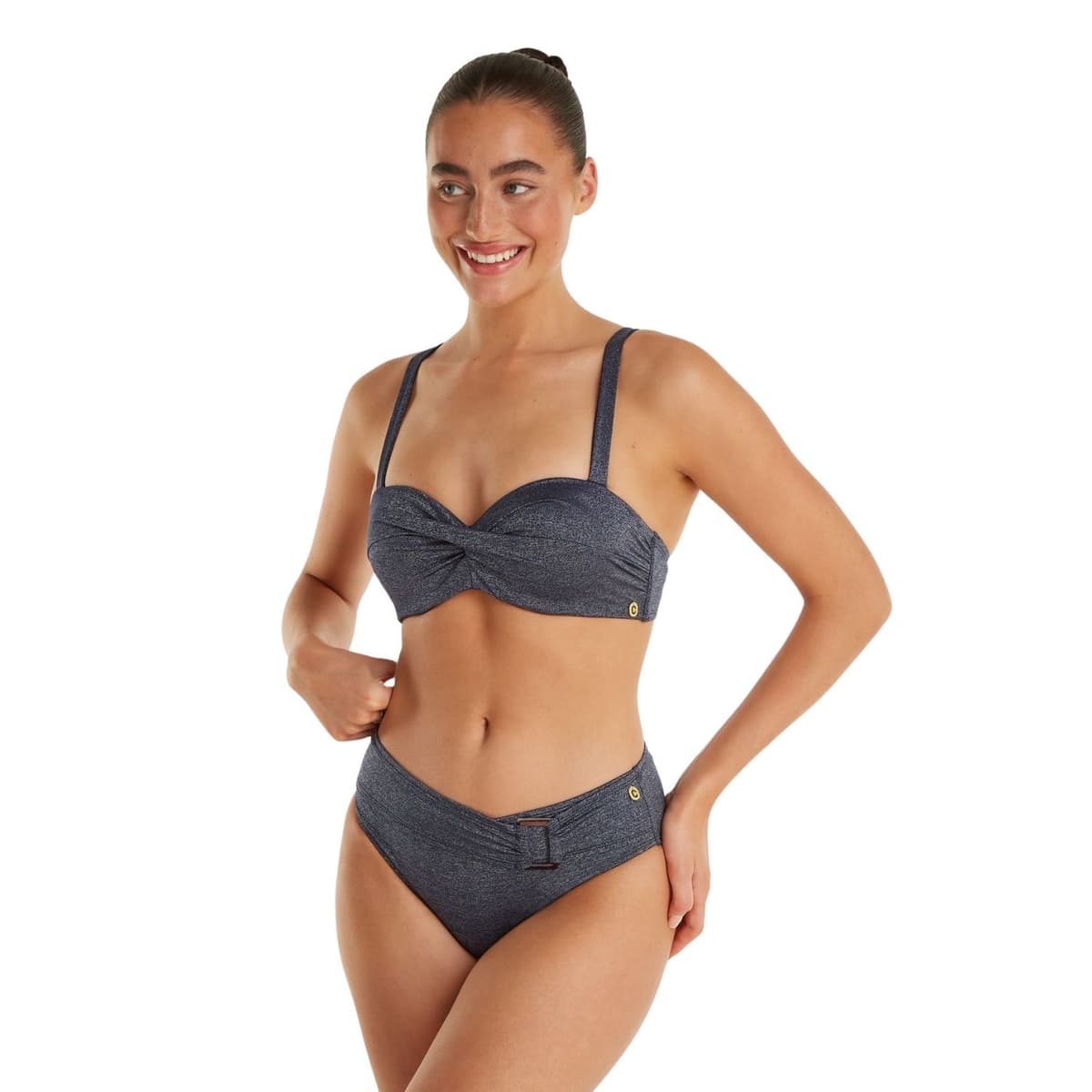 Ten Cate Twisted Padded Wired Bikini Top Dames Donkerblauw 42c