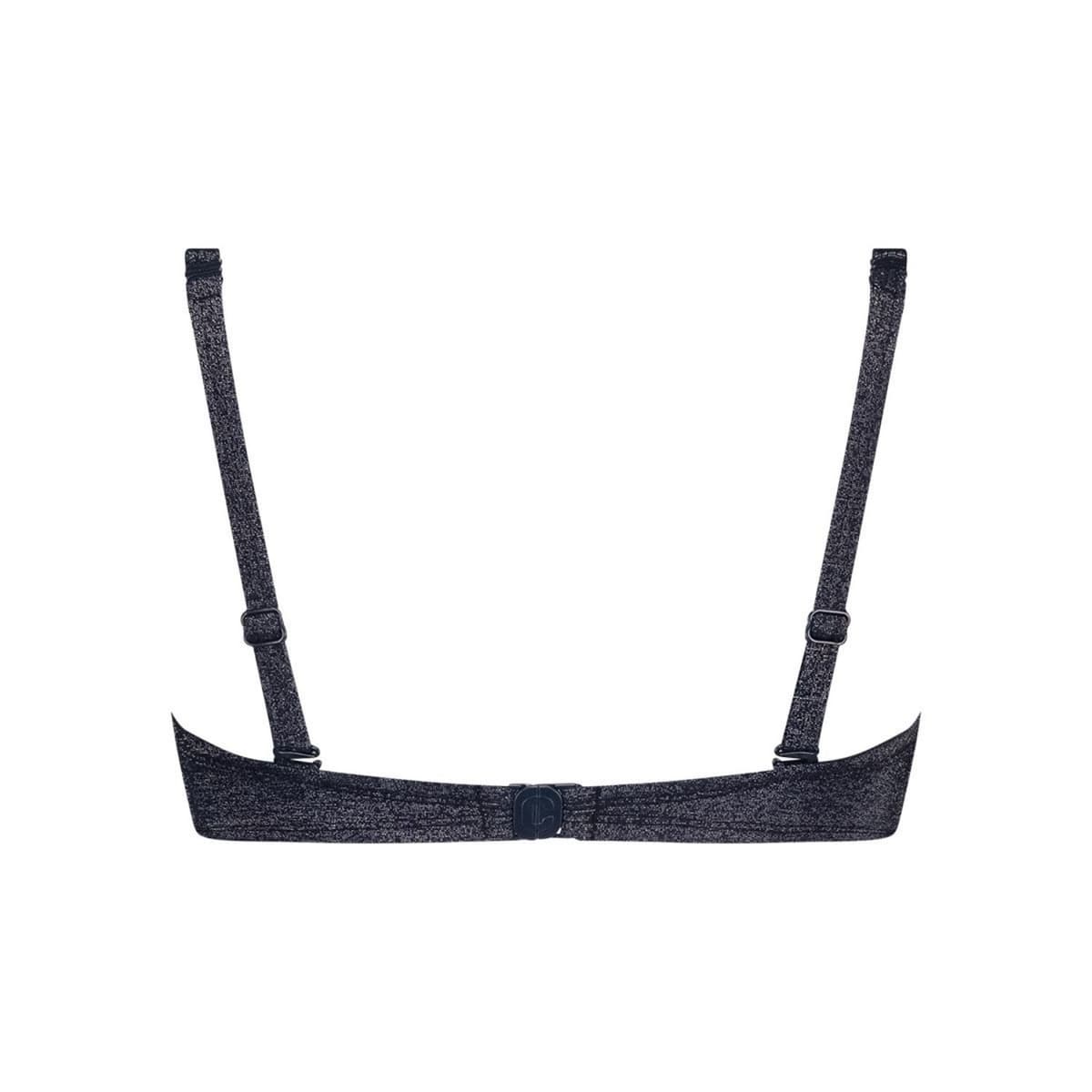 Ten Cate Twisted Padded Wired Bikini Top Dames Donkerblauw 42c thumbnail 2