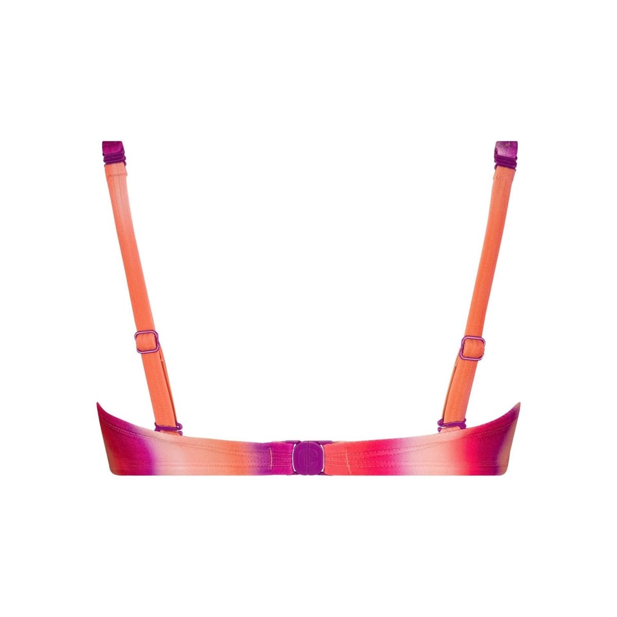 Ten Cate Twisted Padded Wired Bikini Top Dames Paars Dessin 40e thumbnail 2