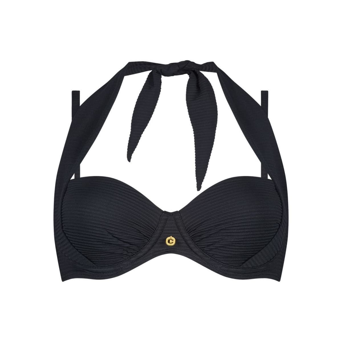 Ten Cate Multiway Padded Wired Bikini Top Dames Zwart 38d thumbnail 3