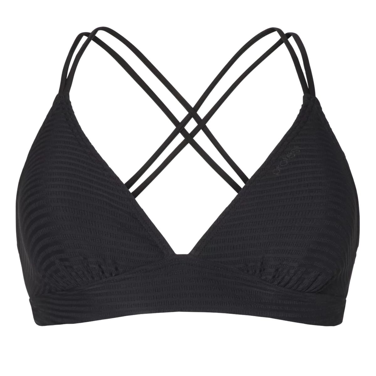 Protest Mm Patio Bikini Top Dames Zwart Dessin 36/s