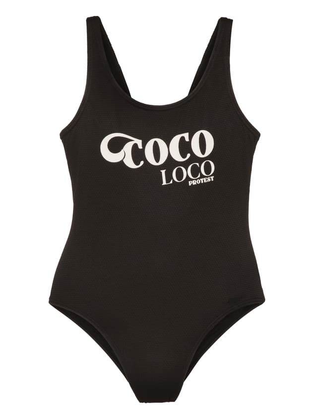 Protest Itske Jr Badpak Meisjes Zwart 116