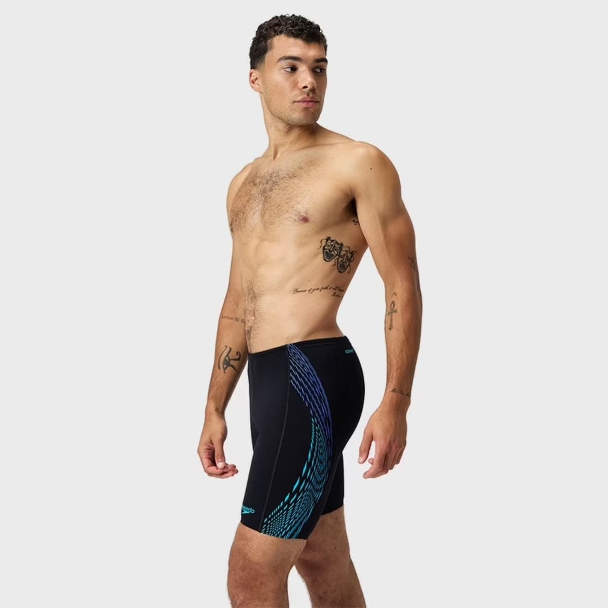 Speedo Eco+ Tech Panel Jam Zwemboxer Heren Zwart Dessin 6 thumbnail 4