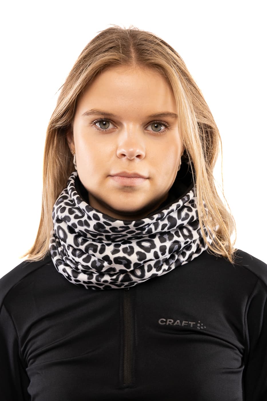 Kou Panter Sjaal Dames Zwart Dessin 1 thumbnail 3