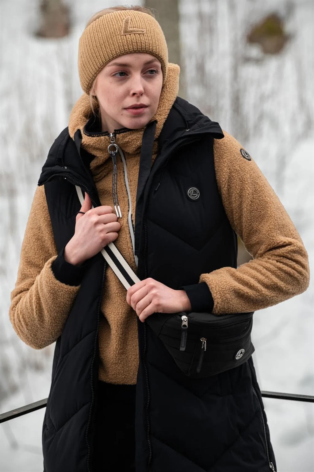 Luhta Nummi Muts Dames Bruin 1 thumbnail 2