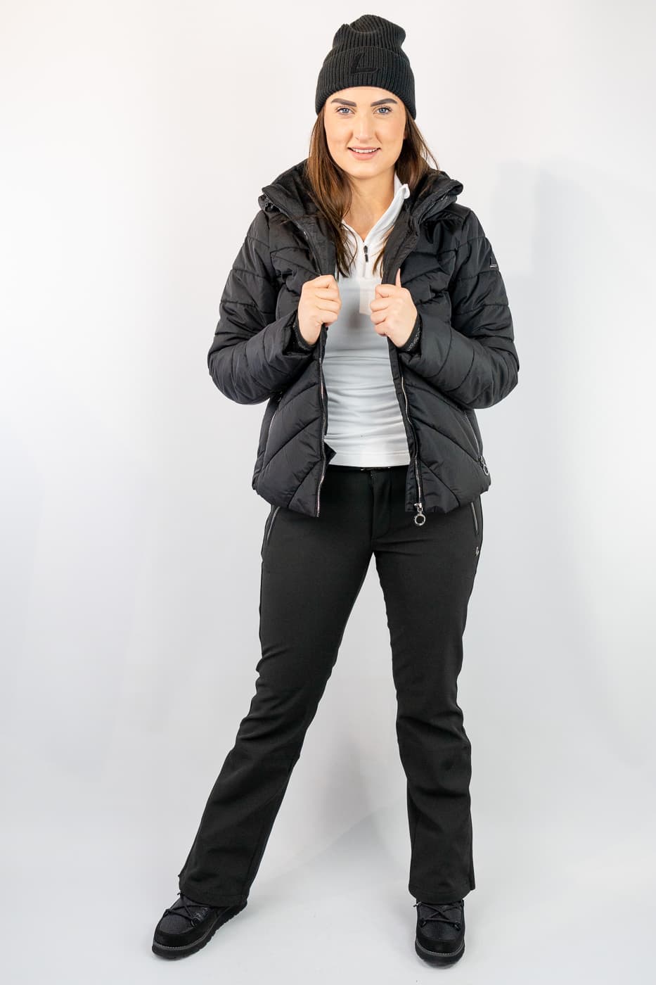 Luhta Napiala Muts Dames Zwart 1 thumbnail 3