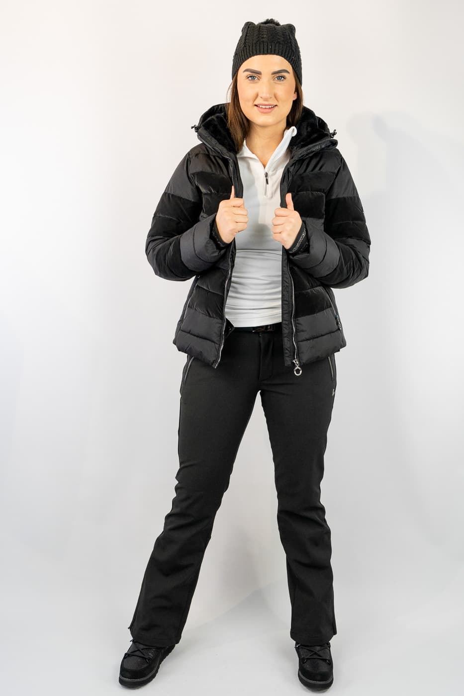 Luhta Napo Muts Dames Zwart 1 thumbnail 3