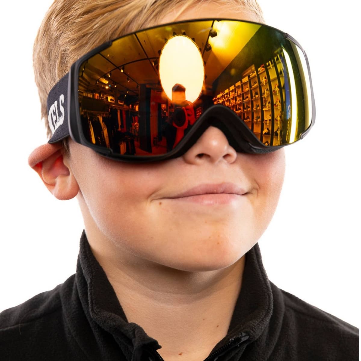 Buckels Pizzin Ski/snowboardbril Junior Rood 1 thumbnail 4