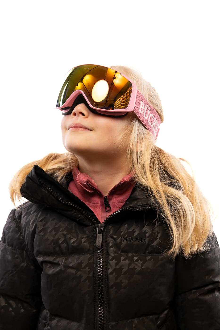 Buckels Paradiso Ski/snowboardbril Junior Roze 1