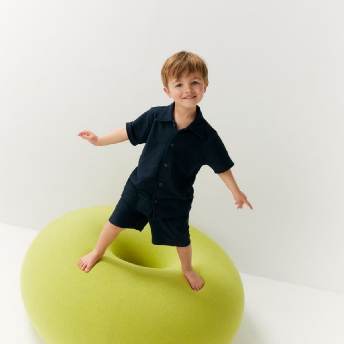 Airforce Short Sleeve Overhemd Jongens Donkerblauw 152 thumbnail 2