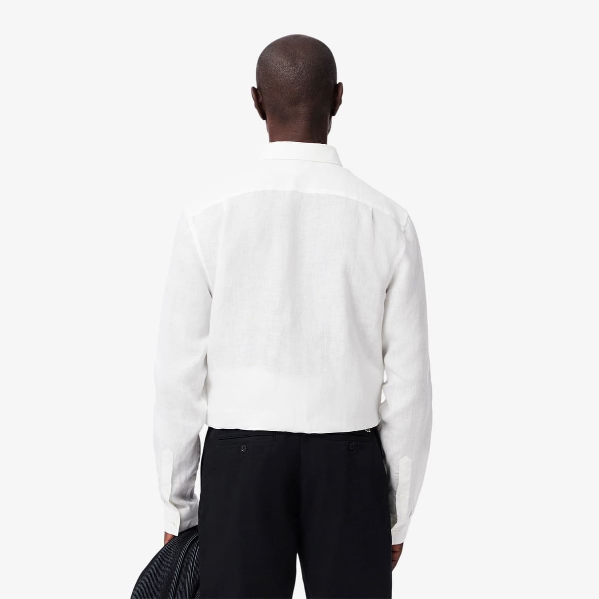 Lacoste 1hc2 Overhemd Heren Wit 40 thumbnail 4