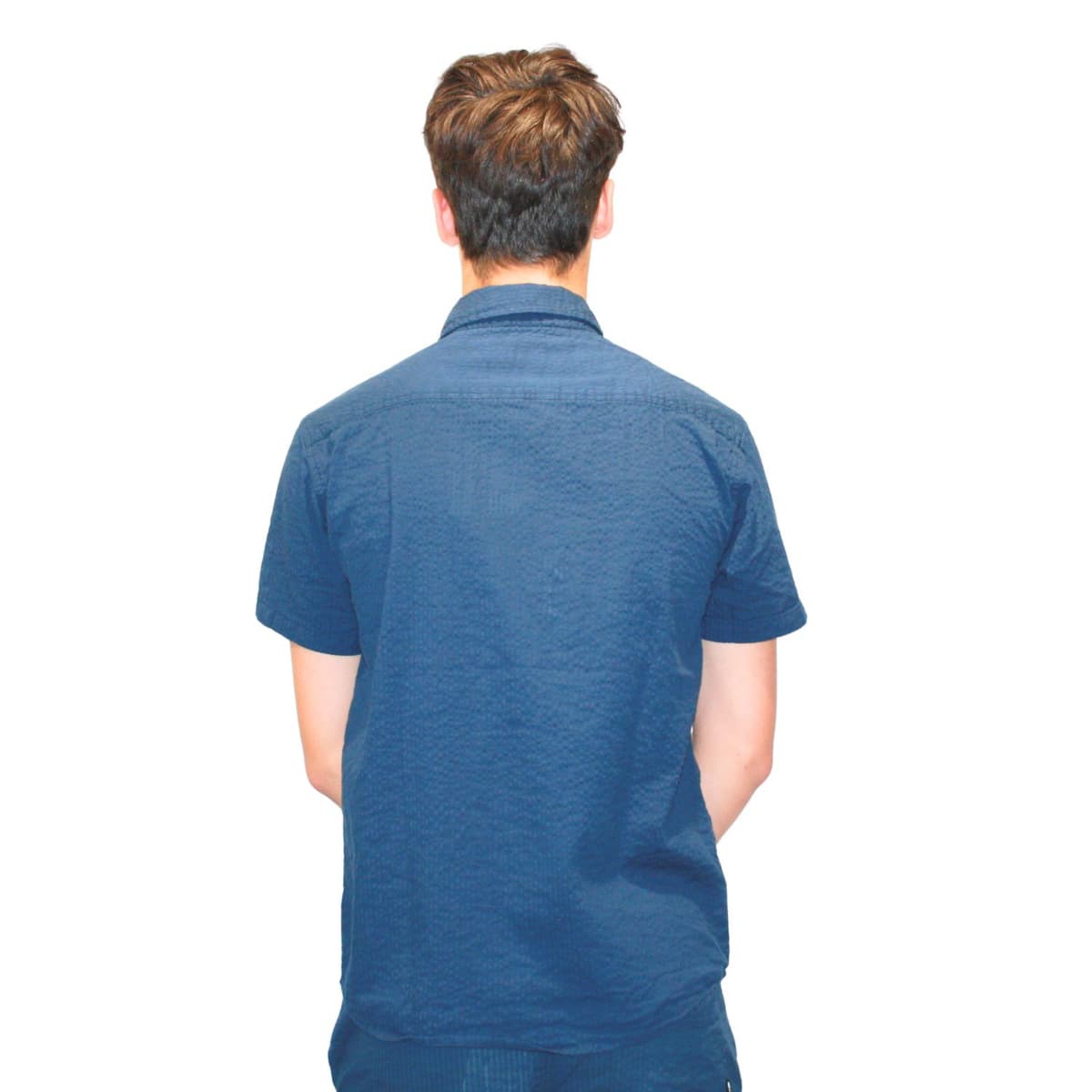 Solid Palle Overhemd Heren Blauw S thumbnail 3