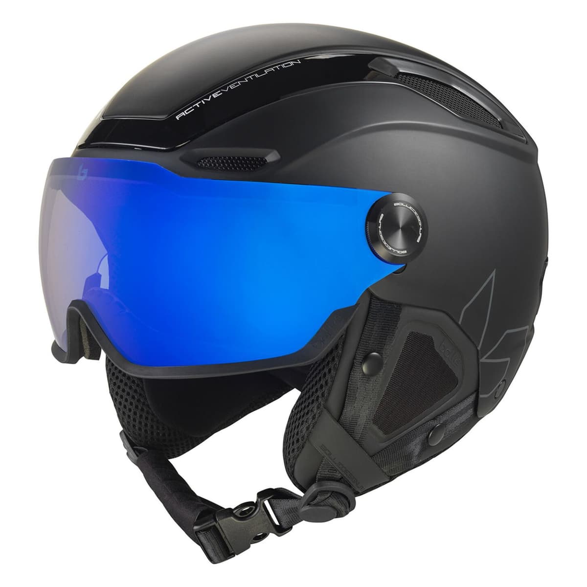 Bolle V-line Photochromic Vizierhelm Zwart 59-62