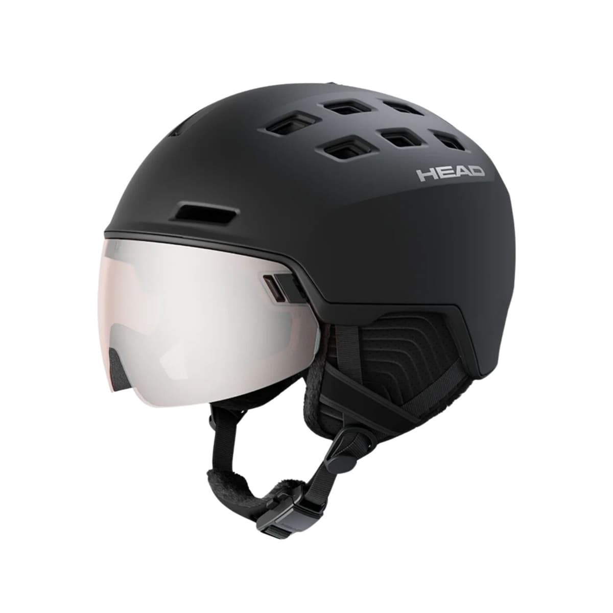 Head Radar Vizierhelm Zwart 56-59