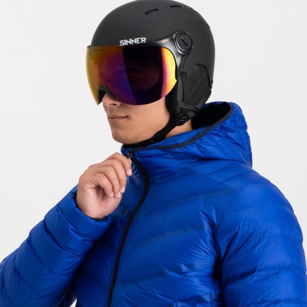 Sinner Typhoon Visor Vizierhelm Zwart 59-63 thumbnail 4