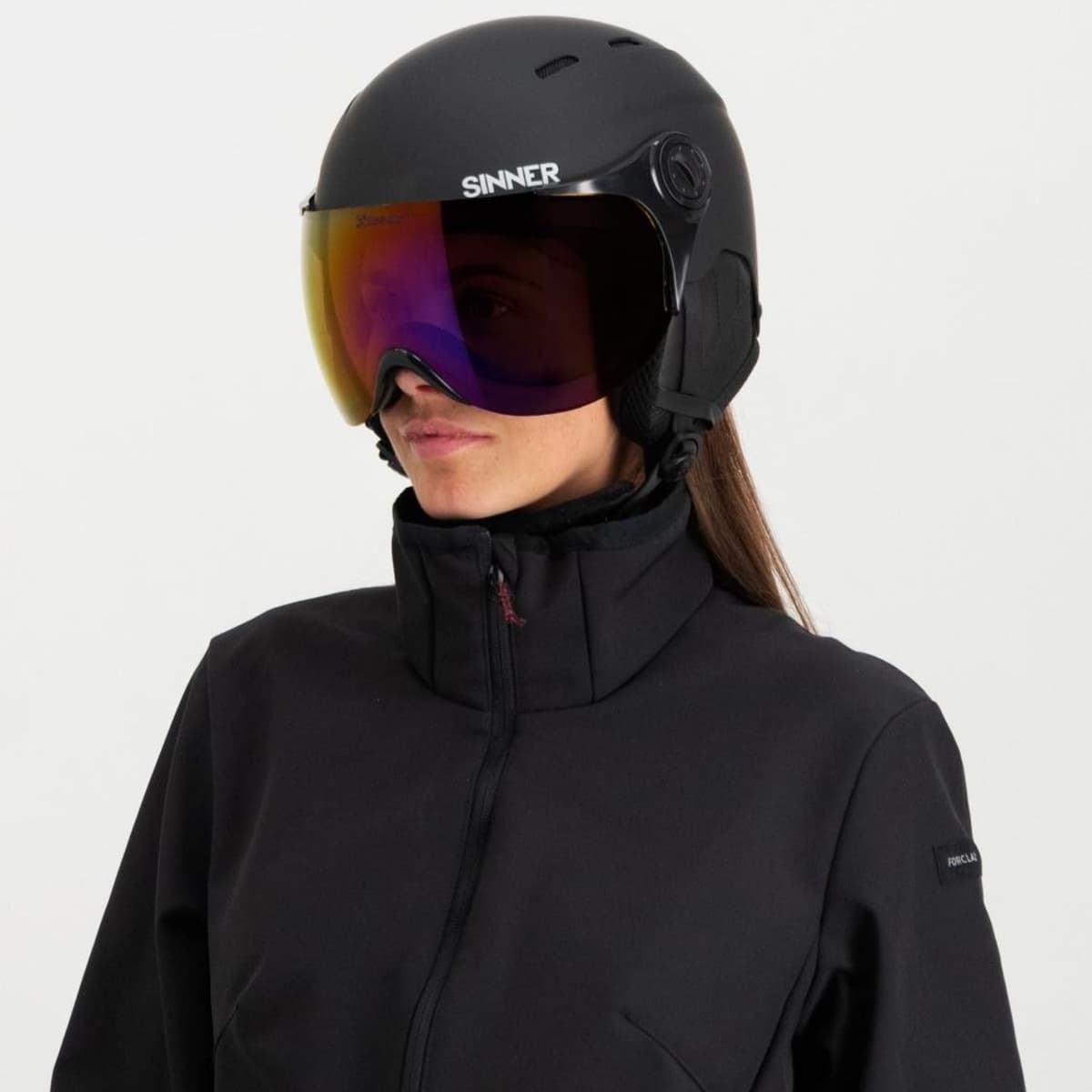 Sinner Typhoon Visor Vizierhelm Zwart 59-63 thumbnail 3