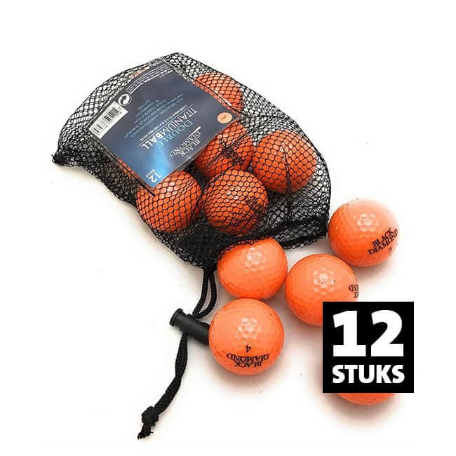 Black Diamond Golfballen 12 stuks