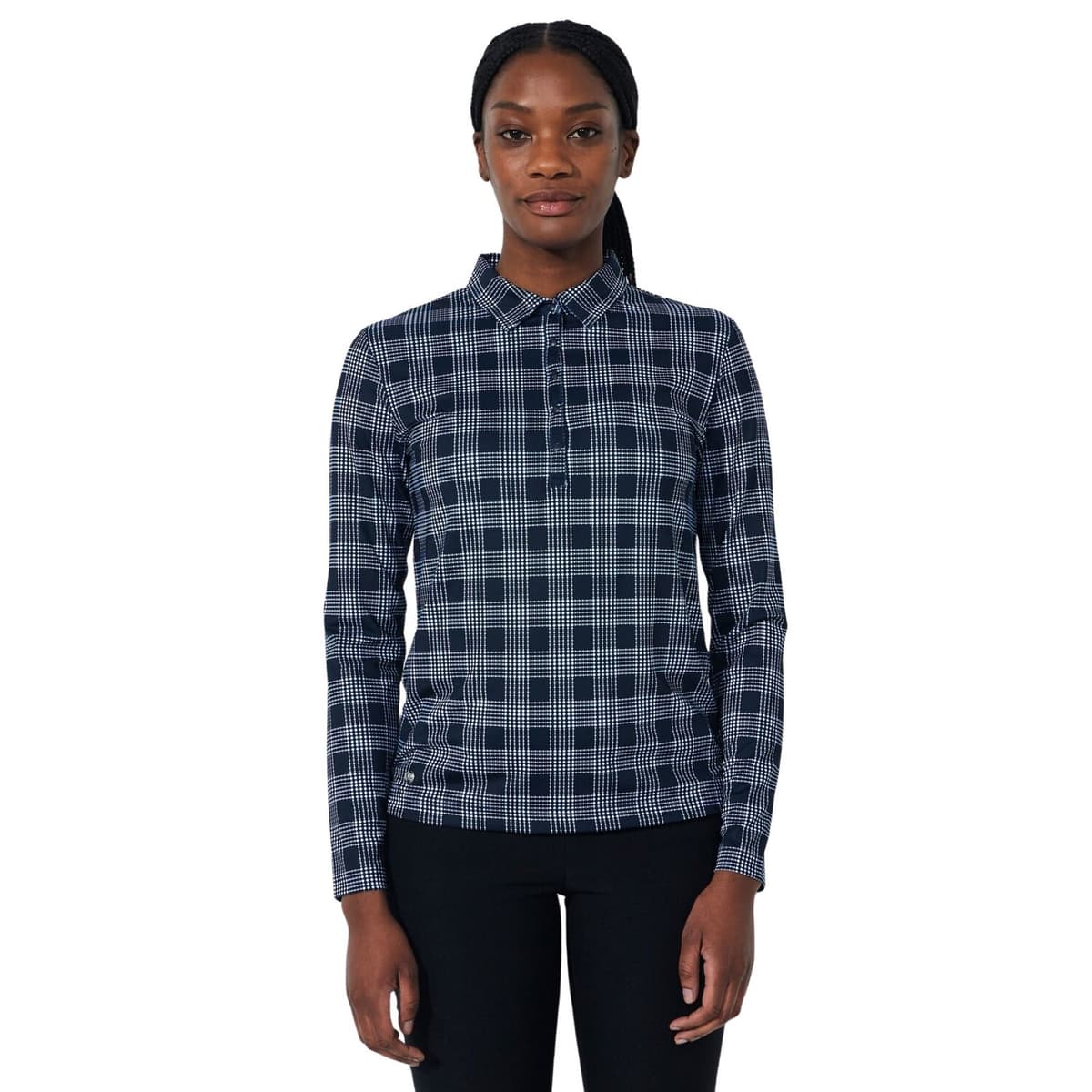 Daily Sports Checked LS Polo