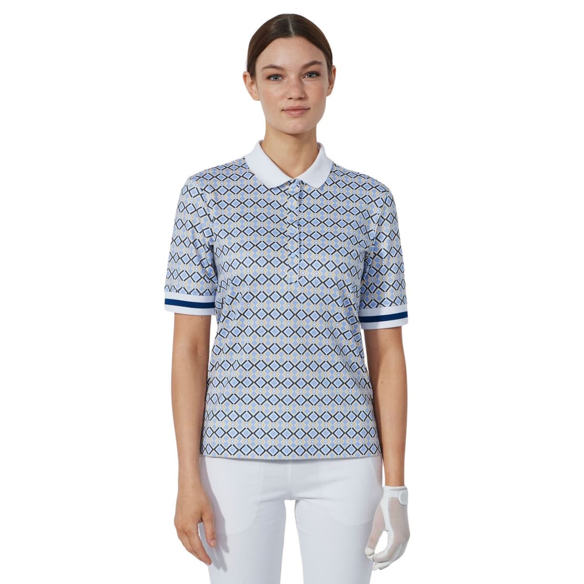 Daily Sports Printed 1/2S SS Polo