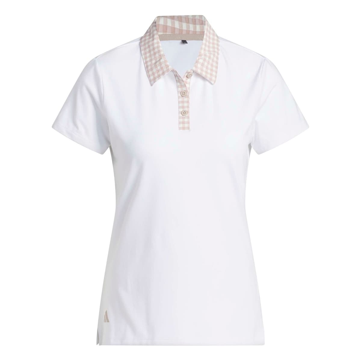 adidas Ultimate365 Gingham SS Polo Shirt