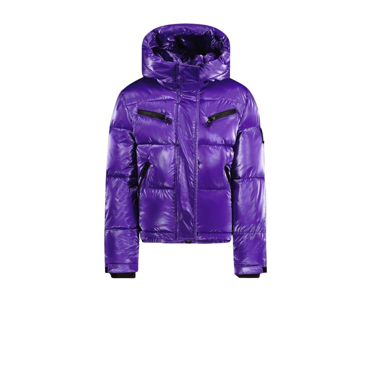 Super Rebel Spicy Metallic Hooded Ski Jacket