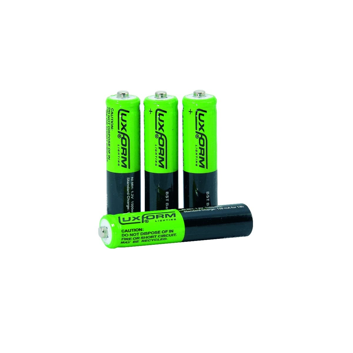 Luxform 4X Solar Batterij | AAA Ni-MH 1.2V | Oplaadbaar