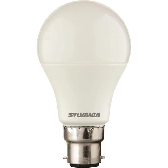 6x Sylvania B22d LED Lamp | 9.5W 2700K 1055Lm 230V | 827 | ToLEDo GLS