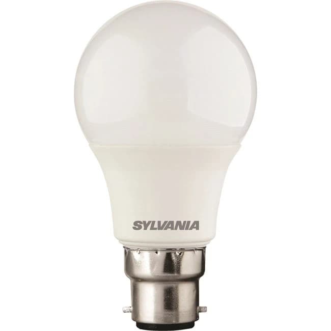 6x Sylvania B22d LED Lamp | 4.9W 2700K 470Lm | 827 IP20 | ToLEDo GLS