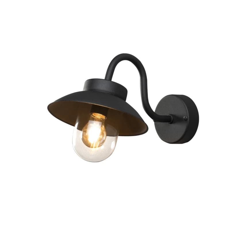 Konstsmide Buiten Wandlamp Vega Mini | Max. 1x 7W GU10 | Zwart Aluminium | IP44
