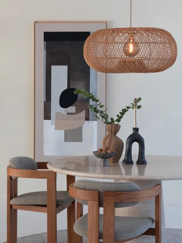 Good&Mojo LED Hanglamp Arizona | 1X E27 Max 60W | Pure Natural thumbnail 2