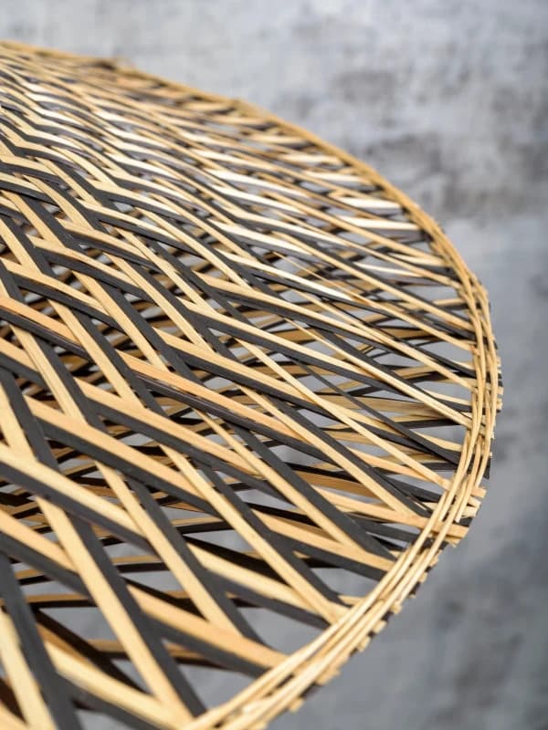 Good&Mojo Bamboe LED Wandlamp Bali | 1X E27 Max 40W | Natural/Black thumbnail 2