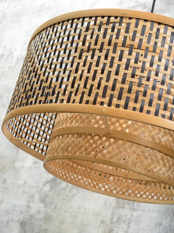 Good&Mojo LED Wandlamp Bhutan | 1X E27 Max 40W | Natural/Black thumbnail 2