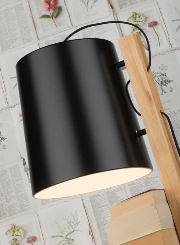 it's about RoMi LED Staande Lamp Cambridge | 1X E27 Max 60W | Black thumbnail 2