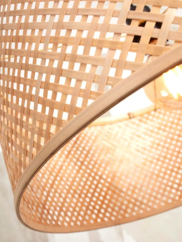 Good&Mojo Bamboe LED Staande Lamp Java | 1X E27 Max 60W | Natural thumbnail 2