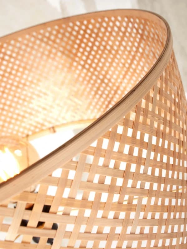 Good&Mojo Bamboe LED Staande Lamp Java | 1X E27 Max 60W | Natural thumbnail 2