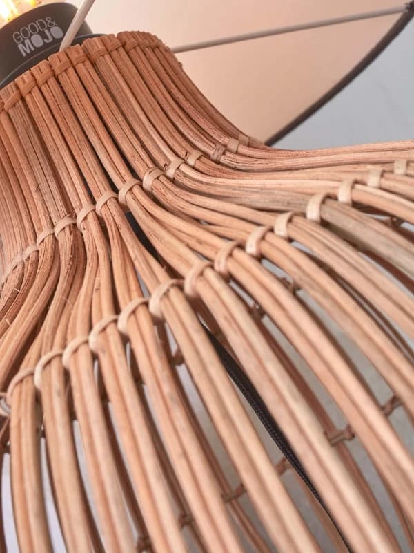 Good&Mojo LED Tafellamp Kalahari | 1X E27 Max 40W | Natural/Green Forest thumbnail 2