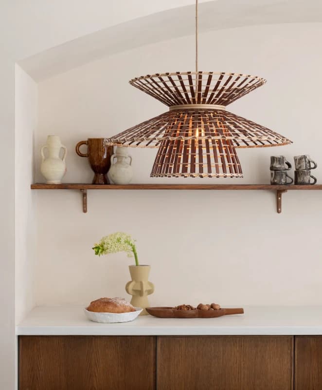 Good&Mojo Bamboe LED Hanglamp Machupicchu | 1X E27 Max 60W | Warm Earth Tones thumbnail 2