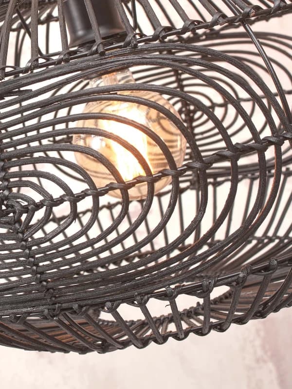 Good&Mojo LED Plafondlamp Madeira | 1X E27 Max 60W | Black thumbnail 2