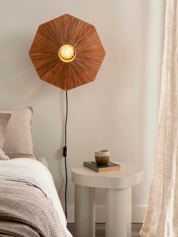 Good&Mojo LED Wandlamp Panama | E27 60W | Brown thumbnail 2