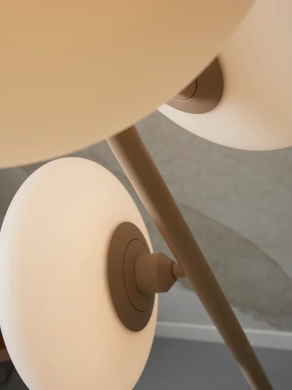 it's about RoMi LED Staande Lamp Sapporo | 3X E14 Max 25W | Sand thumbnail 2