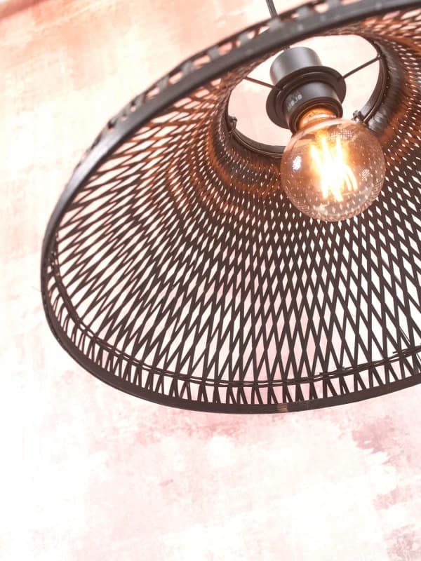 Good&Mojo Bamboe LED Hanglamp Tahiti | 1X E27 Max 60W | Black thumbnail 2