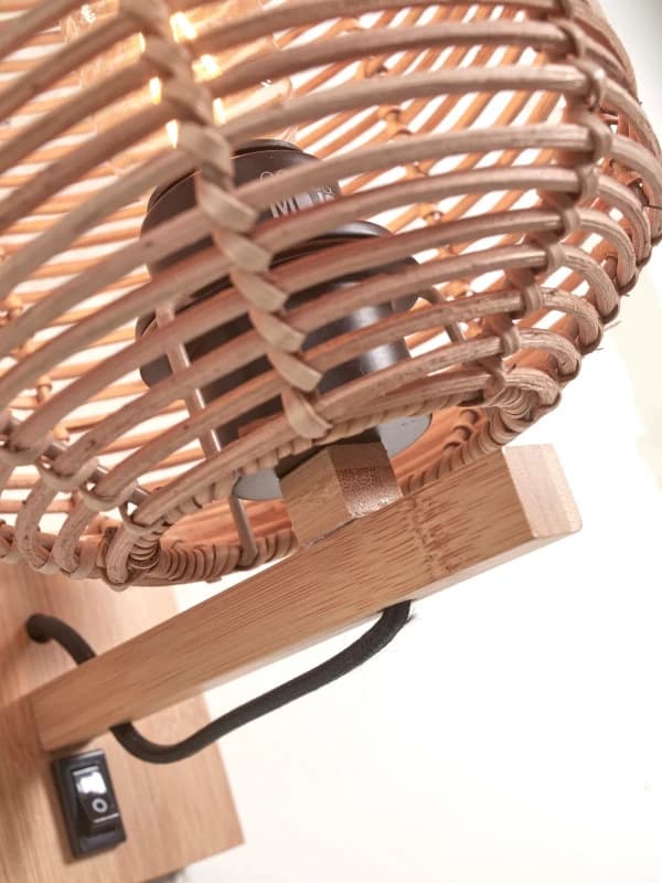 Good&Mojo LED Wandlamp Tanami | 1X E27 Max 60W | Natural thumbnail 2