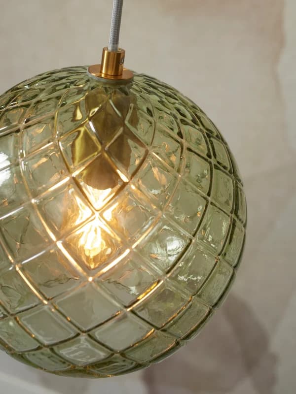 it's about RoMi LED Hanglamp Venice | 1X E27 Max 25W | Green/Gold thumbnail 2