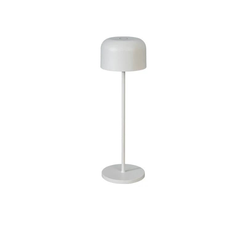 Konstsmide Tuin Tafellamp Lille | 3.5W LED | Wit Aluminium | 2200K/2700K | IP54 | Dimbaar