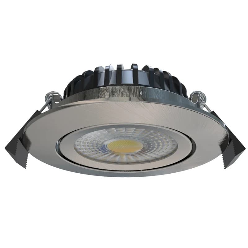 ELP LED InbouwspotØ68mm | 6W 2700K/4000K 600Lm | 927/940 60° IP44 | Triac Dimbaar | Zilver 3CCT