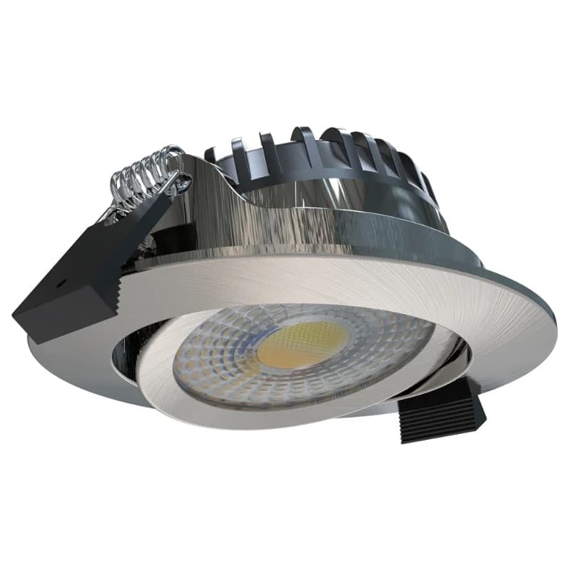 ELP LED InbouwspotØ68mm | 6W 2700K/4000K 600Lm | 927/940 60° IP44 | Triac Dimbaar | Zilver 3CCT thumbnail 2
