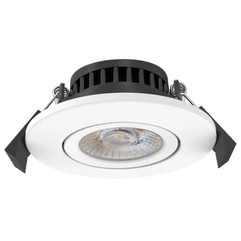 ELP LED InbouwspotØ70mm | 7W 2700K/3000K 700Lm | 927/930 38° IP65 | Triac Dimbaar | Wit
