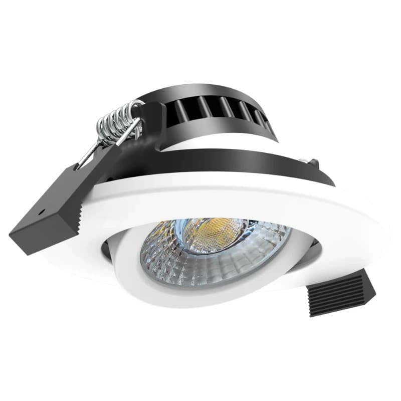 ELP LED InbouwspotØ70mm | 7W 2700K/3000K 700Lm | 927/930 38° IP65 | Triac Dimbaar | Wit thumbnail 2