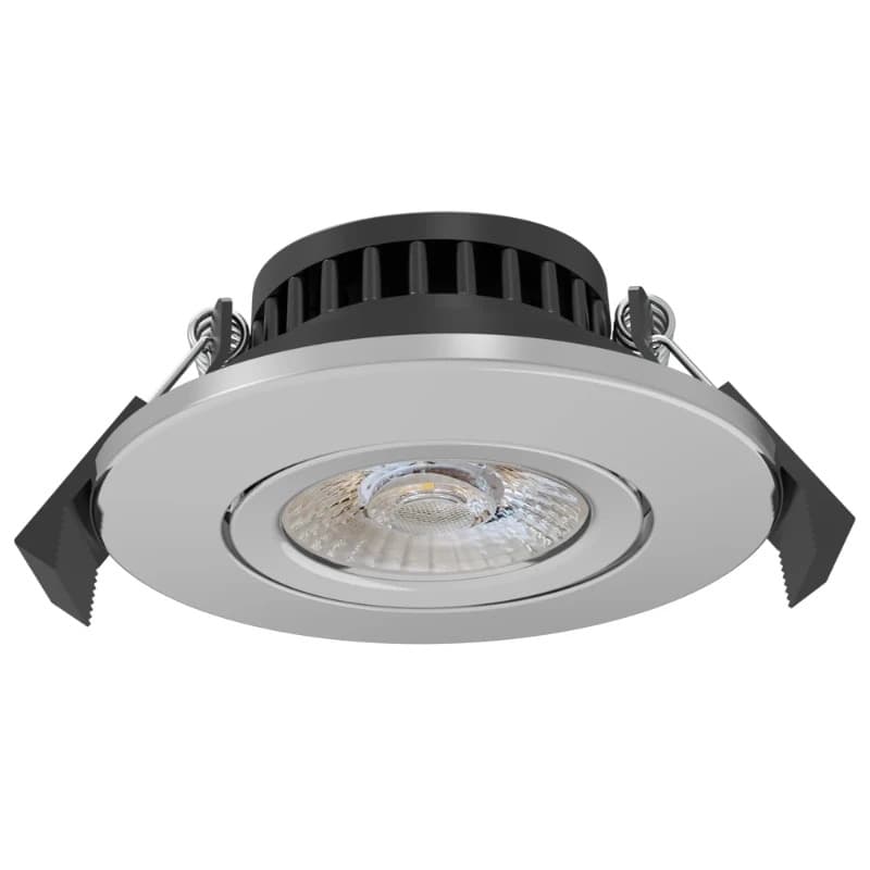 ELP LED InbouwspotØ70mm | 7W 2700K/3000K 700Lm | 927/930 38° IP65 | Triac Dimbaar | Chroom